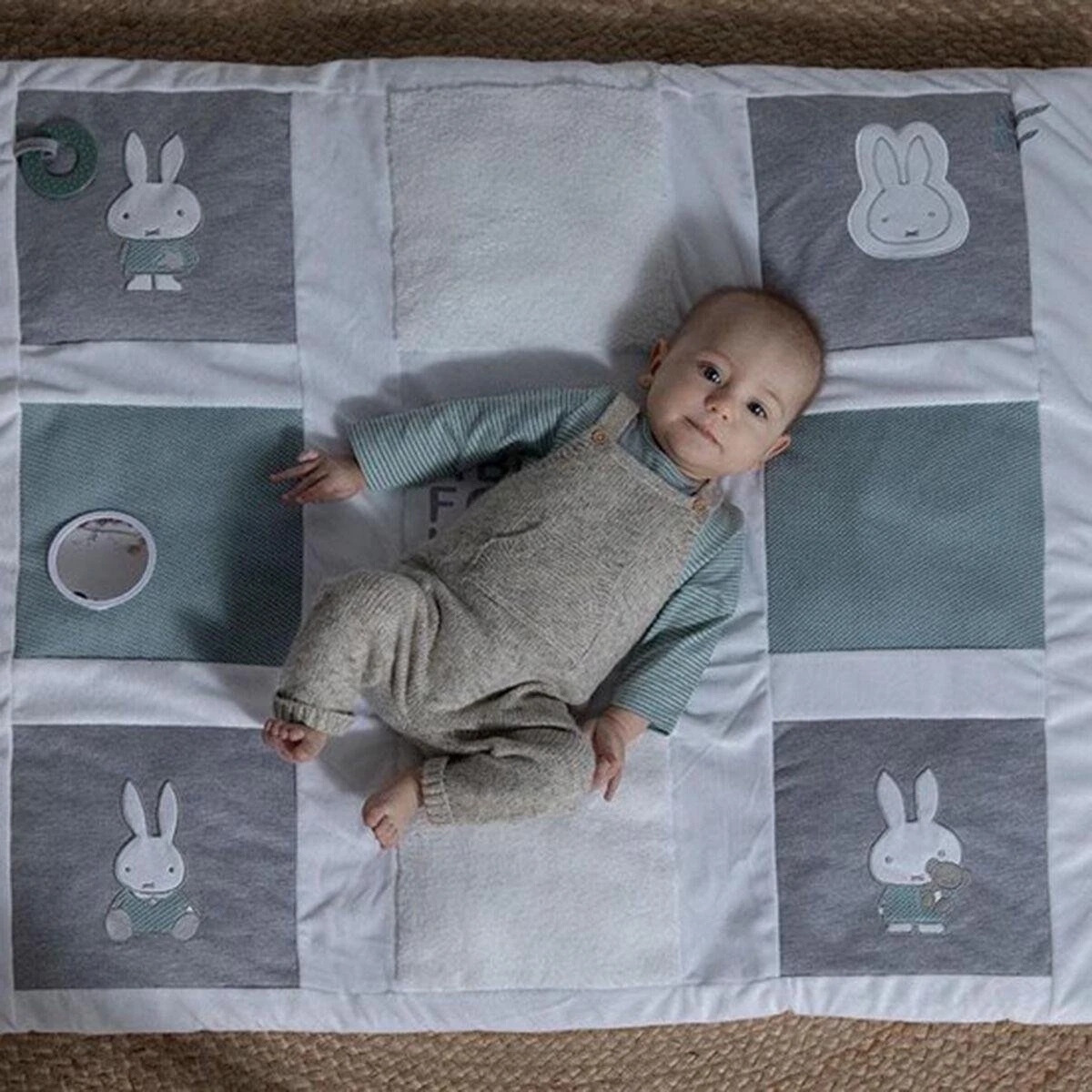 Tiamo Collection Nijntje Boxkleed - Green Knit 4 Tiamo Collection Nijntje Boxkleed - Green Knit - Afbeelding 2