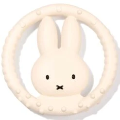 Nijntje Bijtring Van Natuurlijk Rubber Wit