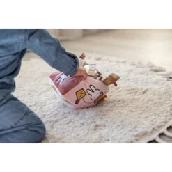 Nijntje Fluffy Activiteitenkubus + Geluid Roze -Prenatal 8713291669260 3