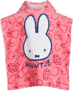 Nijntje | Badponcho | Badcape | Poncho Met Capuchon | Roze | 50 X 50 Cm -Prenatal 968x1200