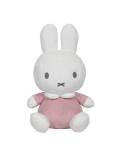 Knuffel Nijntje Pink Baby Rib, 20cm